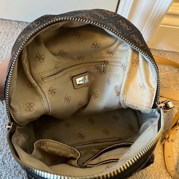 GUESS Monogram Mini Backpack - Picture 3 of 3